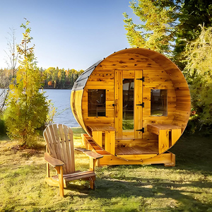 Smart WiFi Barrel Sauna With <strong>Advanced</strong> Temperature Control <strong>System</strong> and Ergonomic Seating - Product Image 2