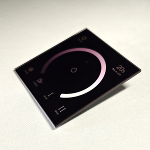 Pantalla de seda con teclado táctil inteligente, cristal estampado con pantalla de seda negra - Product Image 4