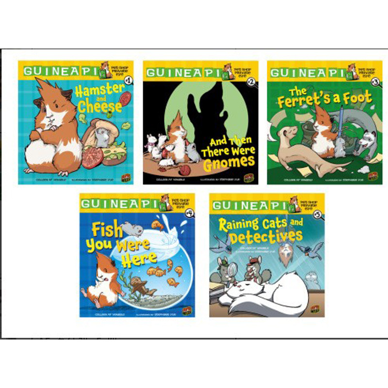 Pet shop private detective-5 volumes-color on coated paper