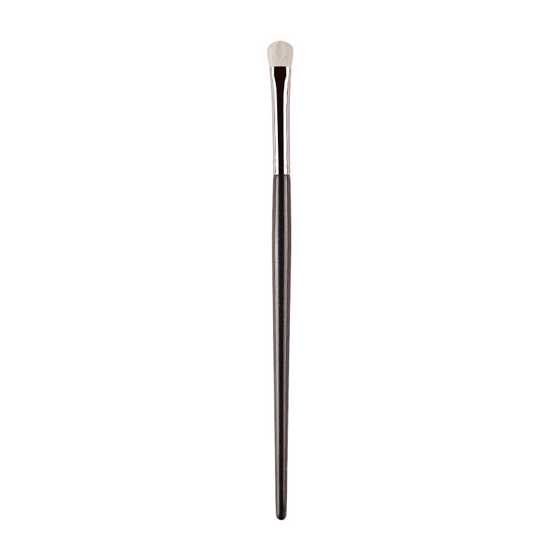 Large eyeshadow brush-white horse hair-packaging bag style