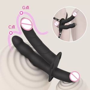 Remote Control seks Lesbian dapat dipakai Dildo besar Butt Plug Anal Dildo Vibrator mainan seks untuk pria wanita - Product Image 5