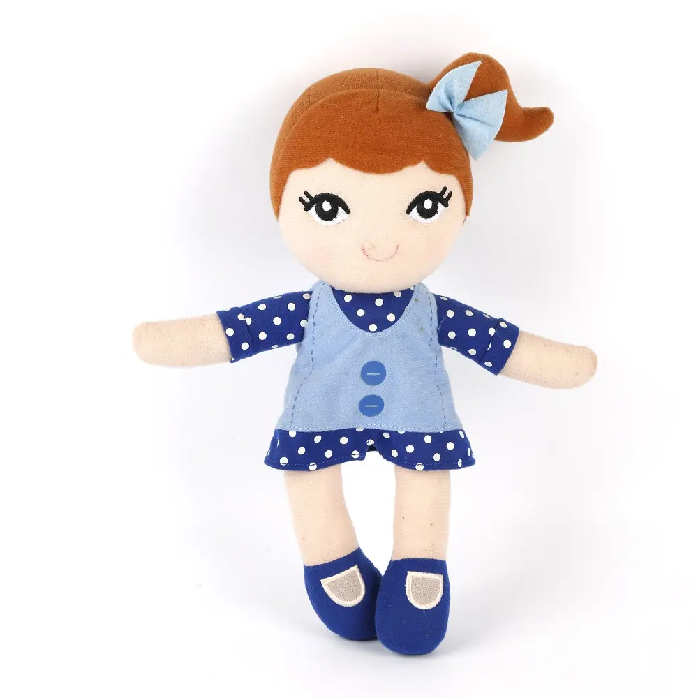 BSCI Factory Custom Wholesale Soft Stuffed Fashion Girl Plush Rag Doll