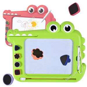 アーリーラーニング2IN1プラスチックスライディングパズルゲームおもちゃ磁気製図板 - Product Image 4