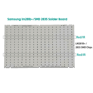 DiyオリジナルSamsungLM301H LM301B 288 Tech V3 120W 3000K 3500K Mix 660nm UV IR 301 hPCBAグローライトLEDボード - Product Image 3