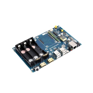 <strong>Raspberry</strong> <strong>Pi</strong> Compute <strong>Module</strong> <strong>4</strong> UPS Mini-Computer Kit Gigabit Ethernet Dual HD MI Quad USB2.0 CM4-PoE-UPS-Base Expansion board - Product Image 1