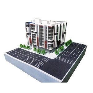 建筑アパートデザインのための3Dミニチュア建物モデル - Product Image 1