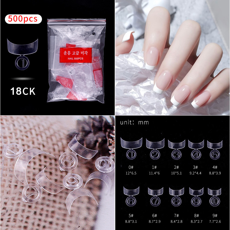 18 Clear 500pcs/bag