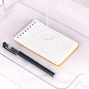 Bloc de notas borrable con logotipo personalizado al por mayor, diario de tapa dura, encuadernación en espiral, cuaderno pequeño de papel de piedra de borrado en seco, impermeable y reutilizable - Product Image 4
