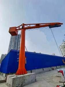 Cần cẩu jib xoay 360 độ, cột cố định, điều khiển từ xa không dây, tải trọng 3 tấn/5 tấn, sản xuất tại Trung Quốc - Product Image 4