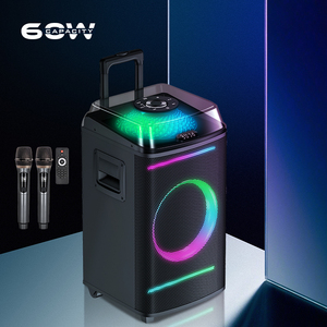 BK-26 10インチフラッシュファイアRGB LEDライトサウンドボックスホームシアターステージコンピュータ60W出力屋外パーティーの必需品 - Product Image 3