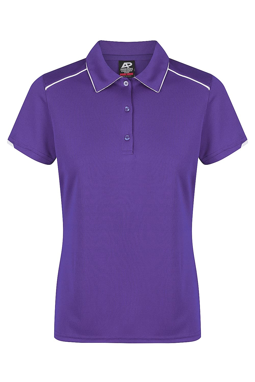 Morado y blanco