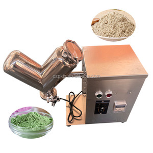 VH-2 laboratuvar paslanmaz çelik kuru toz un baharat baharat Protein tozu karıştırma makinesi Lab Mini küçük V Blender mikser - Product Image 1