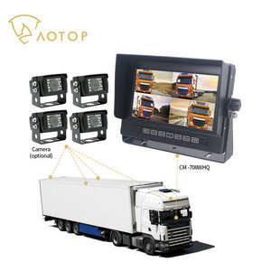 HD IP68 Waterproof Agricultural Machinery <strong>Monitor</strong> 7 Inch Rear View 4Ch AHD Video <strong>Input</strong> <strong>Monitor</strong> for Agricultural Construction - Product Image 3