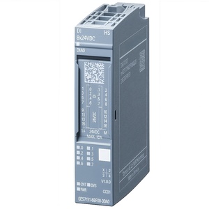 6ES7131-6BF00-0DA0 SIMATIC ET 200SP, Módulo de entrada digital, DI 8x 24VDC Módulo de entrada digital de alta velocidad Plc Entrada diferencial Plc - Product Image 1