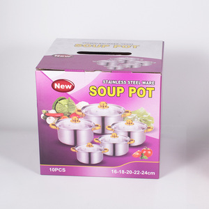 18/<strong>20</strong>/22/24/26CM High Quality Pink Non-Stick Cookware <strong>Set</strong> Popular 5PCS Pot <strong>Set</strong>