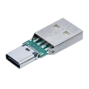 USB 2.0อะแดปเตอร์ตัวผู้เป็นตัวแปลงชนิด C ตัวเมีย USB OTG 24พินความยาว30.5มม. - Product Image 2
