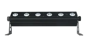 6x15W LED kablosuz APP pil yıkama duvar ışık kablosuz DMX 6 In1 etkisi Bar ışığı düğün DJ disko parti kulübü için Led Par ışık - Product Image 3