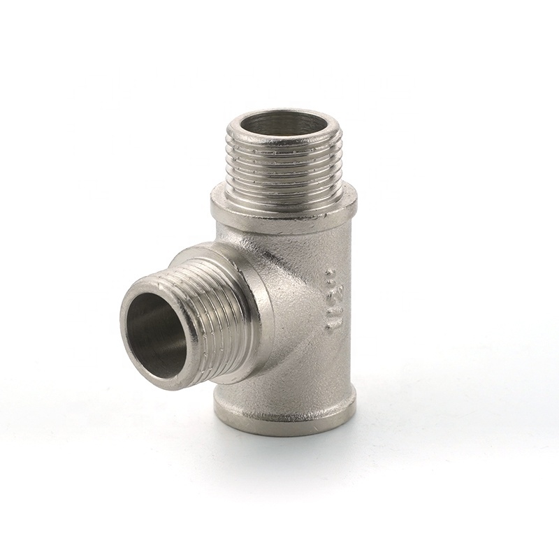 Manufacturer wholesale plumbing water pipe joint to wire 1/2in T joint fittings tee fittings