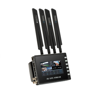 K21 3 Sim card Bonding Router 4G WIFI LAN HDMI SDI H.265 H264 4K Video Switcher Mixer Encoder Decoder RTMP RTMPS SRT - Product Image 1