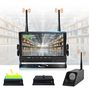 Cámara antiniebla para montacargas con pantalla láser de 5MP con carga solar AHD y CCD, cámara de marcha atrás con sensor de imagen para seguridad de almacén - Product Image 1