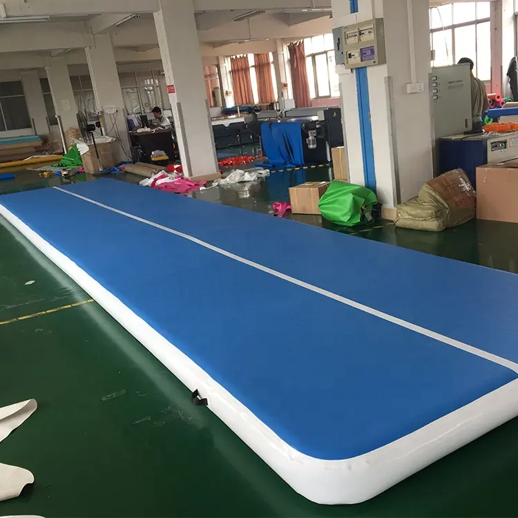 3m 4m 5m 6m 8m 10m 12m 15m Équipement de piste d'air gonflable bon marché Tapis de gymnastique pour piste d'air pour la gymnastique