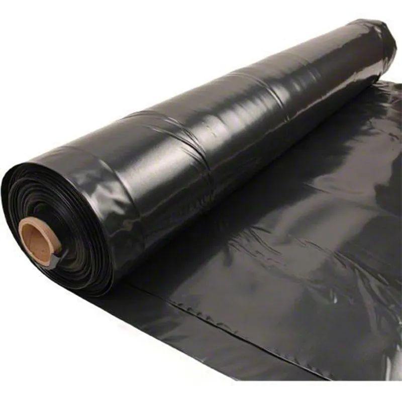 Rotolo da 6 Mil costruzione nera pellicola da costruzione in polietilene riciclato a bassa densità pellicola nera