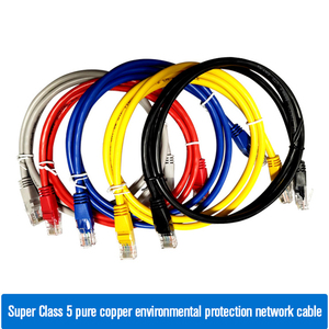 Super sei tipi di cavi per sondaggi automatici non schermati centro dati dedicato con luce a Led con sondaggi finiti cavi Rj45 Cat5 Lan - Product Image 3