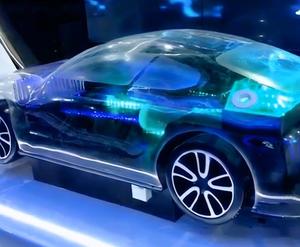 Custom Lighting <strong>Rendering</strong> Frame Car <strong>Model</strong> for Exhibition Display - Product Image 3