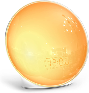 D3 Multifunctional Sunrise <strong>Wake</strong> Light FM Radio Symphony Light Double Alarm Clock for Bluetooth Speaker Sleep Consumer - Product Image 1