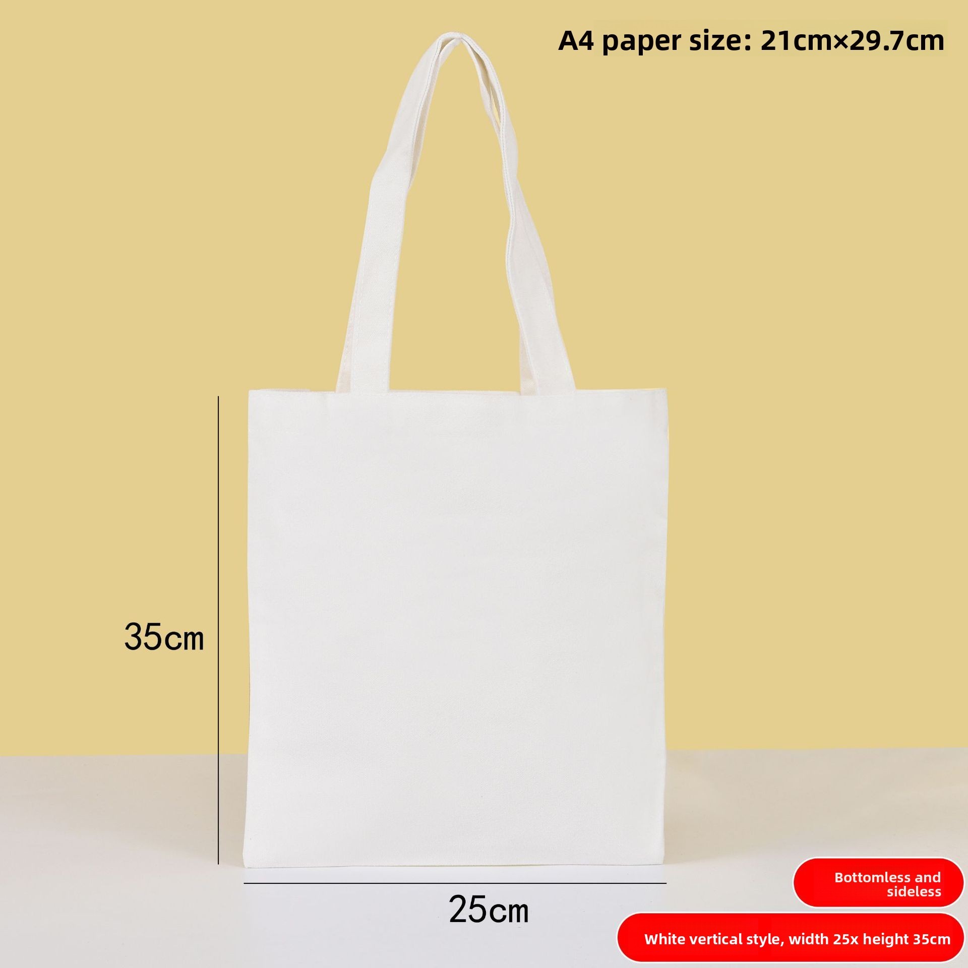 White 25*35cm