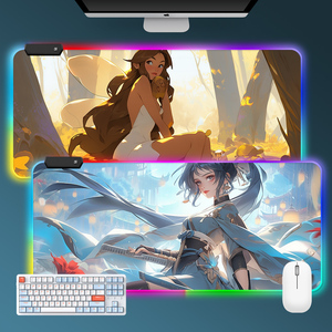 Toptan özel XL XXL RGB oyun Mouse Pad RGB oyunu sümen - Product Image 4