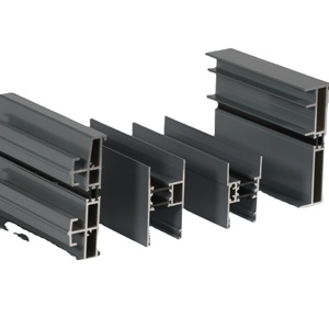 Il profilo in alluminio rende le porte e le finestre con profilo estruso in alluminio del telaio profilo finestra materiali di fabbricazione in alluminio - Product Image 1