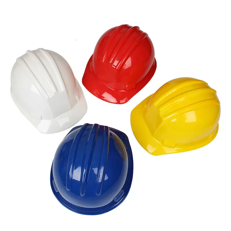Cascos de seguridad para construcción Industrial, suspensión amortiguadora, ABS, HDPE, ajustable, proveedor PPE, equipo de seguridad