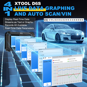 D6S OBD2 Scanner <strong>Code</strong> <strong>Reader</strong> All System Car Diagnostic Tools 30+ Resets FCA Live Data Automotive Diagnostic <strong>Scan</strong> Tools - Product Image 6