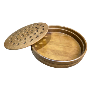 可堆叠的木质服务盘子木制圣餐托盘用于教堂 - Product Image 1