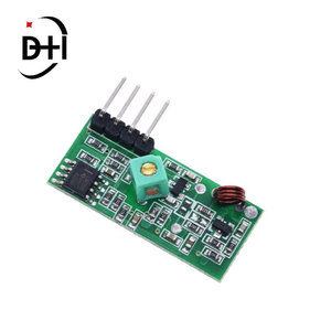 Módulo receptor inalámbrico RF de 433 MHz, kit de módulo transmisor de 433 MHz + 2 antenas de resorte RF de 433 M Hz, compatible con Arduino
