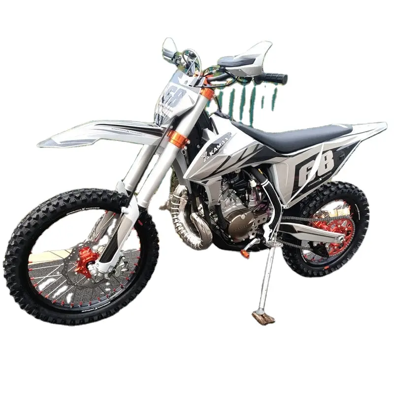KAMAX 2 스트로크 오토바이 먼지 자전거 250cc 성인용 오프로드 오토바이 빠른 레이싱 모토크로스 엔듀로