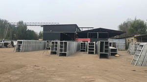 Galvanized <strong>Ladders</strong> <strong>Scaffolding</strong> 6'7&quot; Walk-thru Scaffold Frame a Arch Frame <strong>Scaffolding</strong> 42 Inches <strong>System</strong> Dimension - Product Image 5