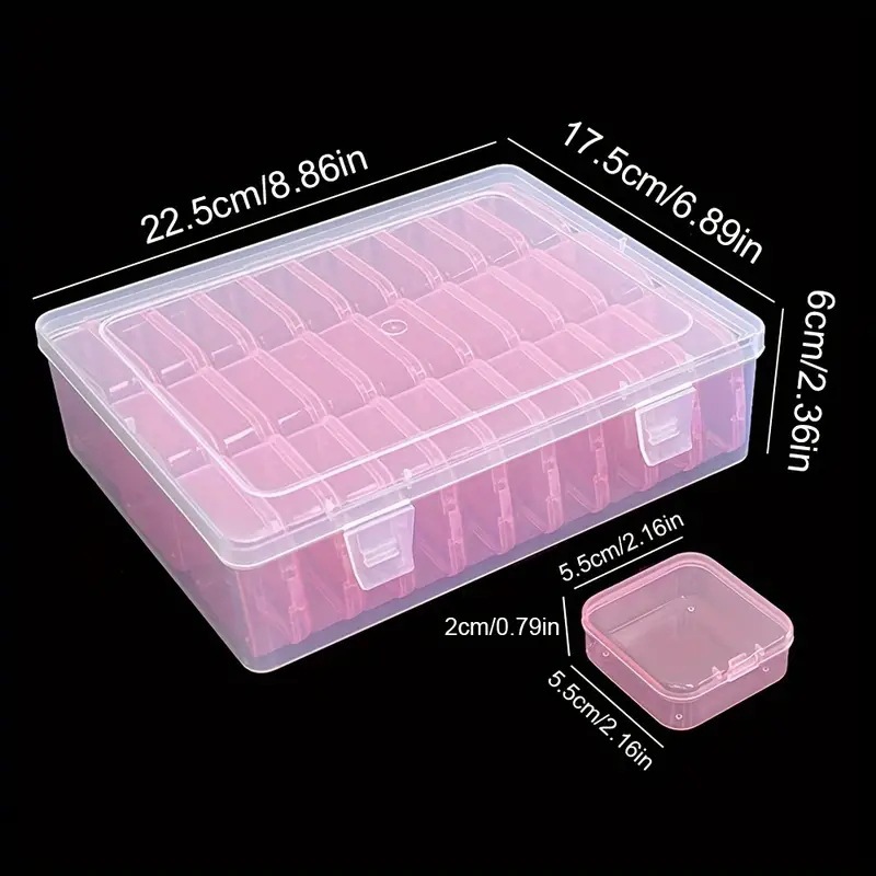 30 squares 5.5 small box pink