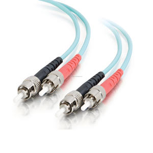 OM3 50/125 LSZH turchese ST/UPC Patch Cord multimodale Jarretiere Optique per reti WiFi e POE