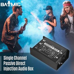 Professional <strong>Audio</strong> Converter Single Channel DI Box Passive DIRECT BOX Injection Musical Instrument Single Channel - Product Image 3