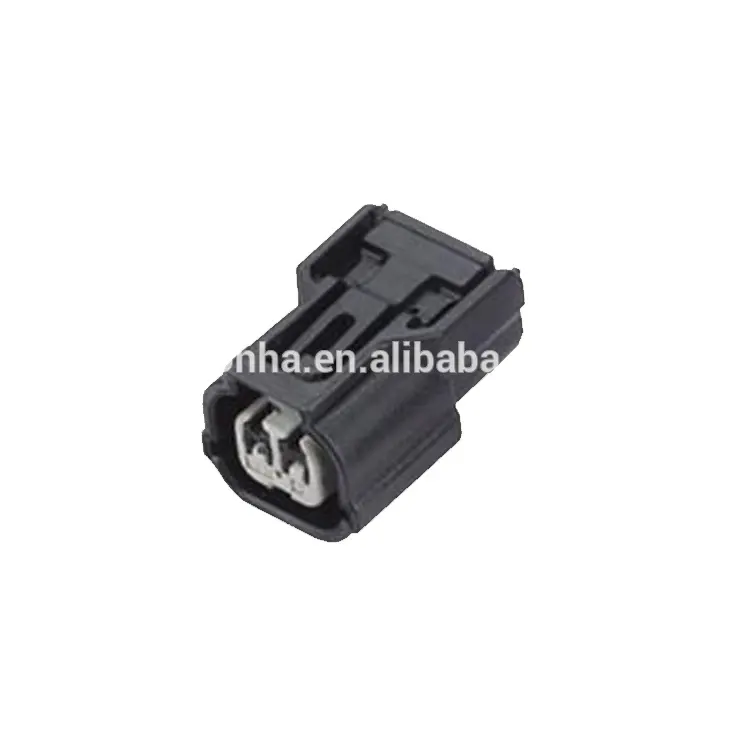 Conector de coche impermeable hembra negro de 2 pines para 91706-PLC-0030-H1 6189-0890