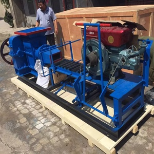 Hohe Leistung Starke Struktur Ton ziegel herstellung Maschine Preis in Indien Vakuum Ziegel Extruder