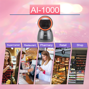AIXW-Escáner de código de barras de escritorio 2D omnidireccional, lector de código QR 1D 2D con cable USB, conexión a ordenador y teléfono, lector de matriz de datos - Product Image 2