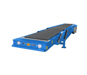 Cargo Handling 3 Sections <strong>Container</strong> <strong>Loading</strong> <strong>Unloading</strong> Extendable Platform Telescopic Belt Conveyor - Product Image 4