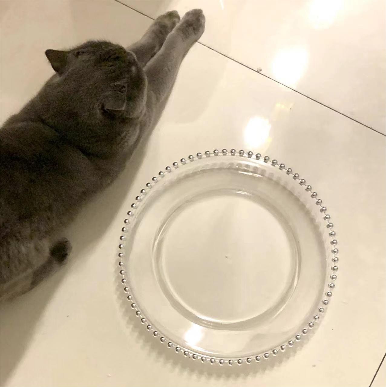 Silver/clear
