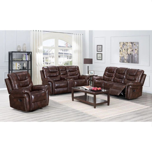 Modern Elegant Home Furniture Cream Leather Air 321 Seats Sofa Set with Feature Daily Deals on Living Room Wood <strong>Frame</strong>