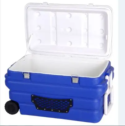 New Arrival Chiller Box Rotomold Custom Ice Chest Cooler Big Capacity for Transport Outdoor 90L 100L Food Camouflage OEM 10pcs