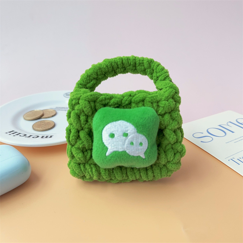 Sac tricoté Wechat/vert-118cm