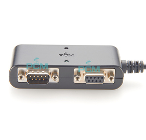 应用USB至RS232 2端口DB9串行适配器Multi-2U RS232 USB 2.0 DB9公闩锁USB连接器 - Product Image 1